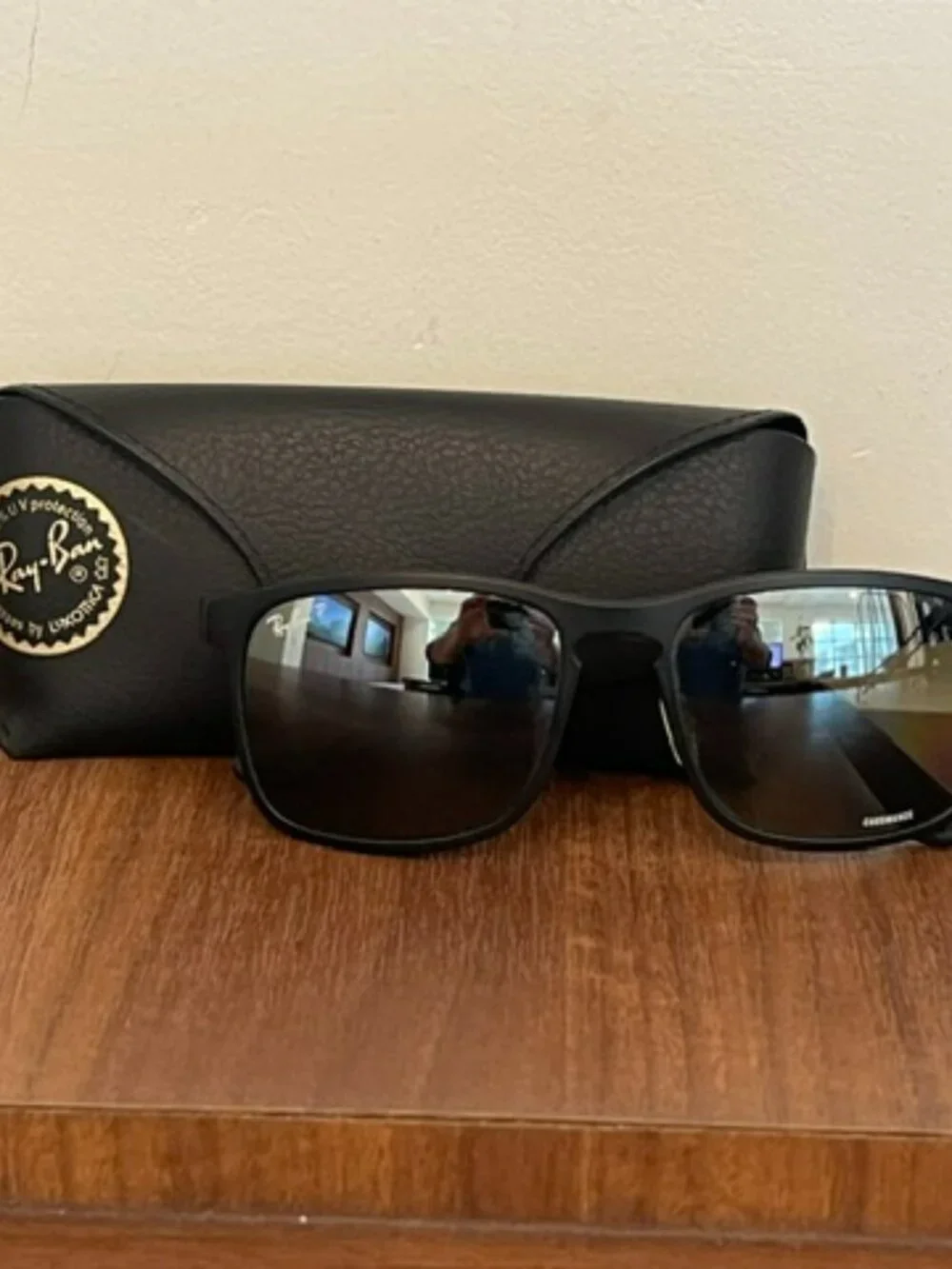 Ray-Ban RB4264 601-S/5J CHROMANCE Sunglasses, 58-18-145 3P